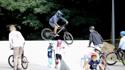 Otwarcie skateparku w Sępólnie Krajeńskim/fot. Andrzej Goiński dla UMWK-P