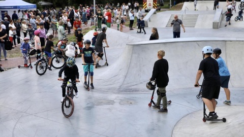 Otwarcie skateparku w Sępólnie Krajeńskim/fot. Andrzej Goiński dla UMWK-P