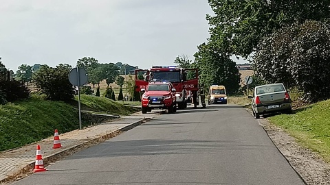 Na miejsce zadysponowano sześć zastępów straży pożarnej, dwa zespoły ratowników medycznych i policji/fot. OSP Choceń, Facebook