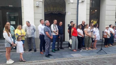 Ukraińcy obchodzą 24 sierpnia rocznicę odzyskania niepodległości. W Bydgoszczy świętowali w siedzibie Kujawsko-Pomorskiego Domu Ukraińskiego. Jak sami podkreślali, to okazja do integracji i poczucia jedności./fot. Jolanta Fischer