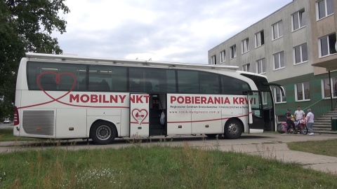 Krwiobus pod MZK w Bydgoszczy (jw)