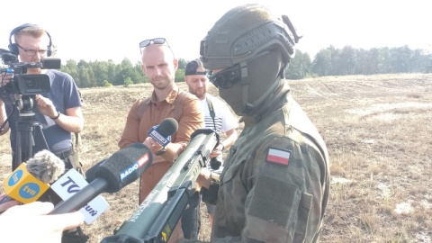 Pierwsze w Polsce bojowe strzelanie z granatników M-72 obywały się na toruńskim poligonie/fot. Michał Zaręba