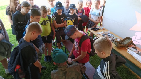 W Potulicach odbył się szereg zajęć dotyczących zagrożeń i pierwszej pomocy/fot: Maciej Wilkowski