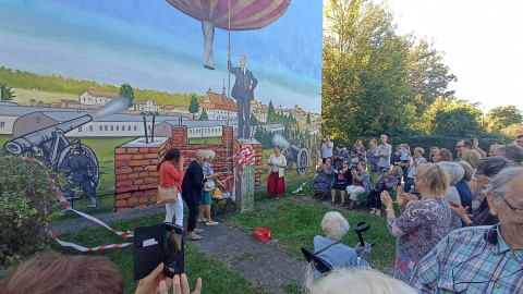 W Toruniu odsłonięto mural nawiązujący do historii Podgórza/fot: Monika Kaczyńska