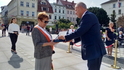 Uczestnicy bydgoskich obchodów 84. rocznicy radzieckiej napaści na Polskę wzięli udział w mszy świętej i uroczystości na Starym Rynku/fot: Tatiana Adonis