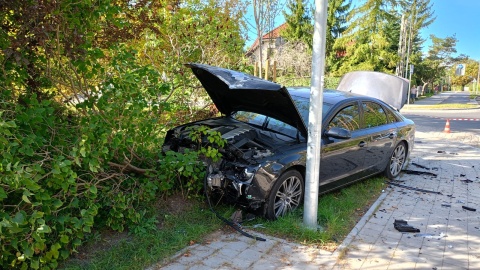 Wypadek na skrzyżowaniu ul. Drzycimskiej i Smukalskiej/fot. Bydgoszcz998, Facebook