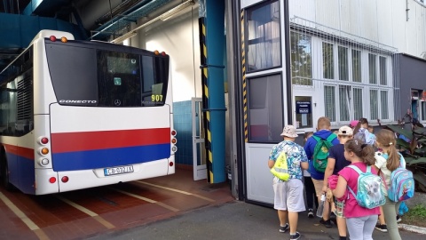 Miejskie Zakłady Komunikacyjne zorganizowały dzień otwarty w zajezdni autobusowej przy ul. Inowrocławskiej/fot. Tatiana Adonis