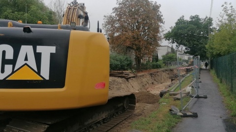 Jedna z wielu inwestycji Wodociągów w Bydgoszczy - przy ul. ks. Skorupki na Szwederowie/fot. mg