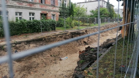 Jedna z wielu inwestycji Wodociągów w Bydgoszczy - przy ul. ks. Skorupki na Szwederowie/fot. mg