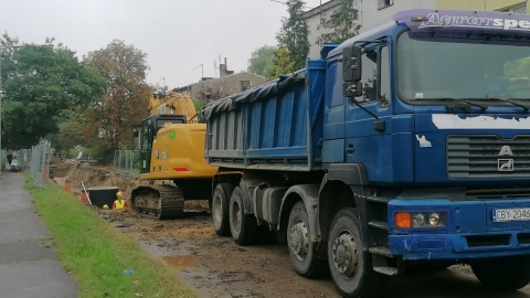 Jedna z wielu inwestycji Wodociągów w Bydgoszczy - przy ul. ks. Skorupki na Szwederowie/fot. mg