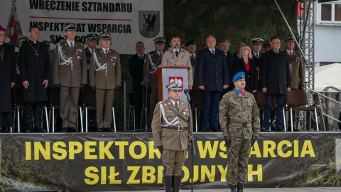 Uroczystość nadania sztandaru Inspektoratowi Wsparcia Sił Zbrojnych w Bydgoszczy/fot. Inspektorat Wsparcia Sił Zbrojnych w Bydgoszczy, Facebook