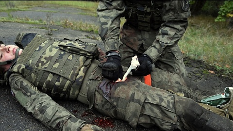 Szkolenie Combat Lifesaver/fot. Centrum Szkolenia Wojsk Obrony Terytorialnej im. kpt. Eugeniusza Konopackiego w Toruniu