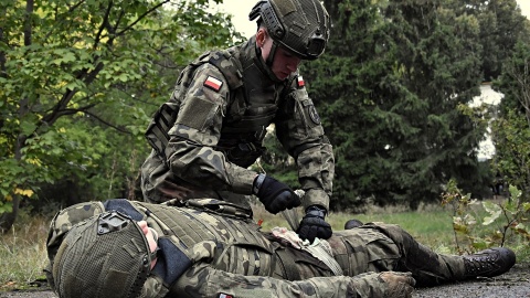 Szkolenie Combat Lifesaver/fot. Centrum Szkolenia Wojsk Obrony Terytorialnej im. kpt. Eugeniusza Konopackiego w Toruniu