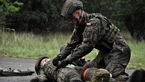 Szkolenie Combat Lifesaver/fot. Centrum Szkolenia Wojsk Obrony Terytorialnej im. kpt. Eugeniusza Konopackiego w Toruniu