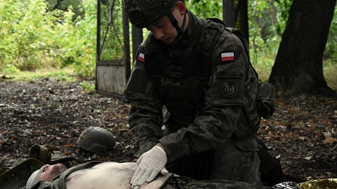 Szkolenie Combat Lifesaver/fot. Centrum Szkolenia Wojsk Obrony Terytorialnej im. kpt. Eugeniusza Konopackiego w Toruniu