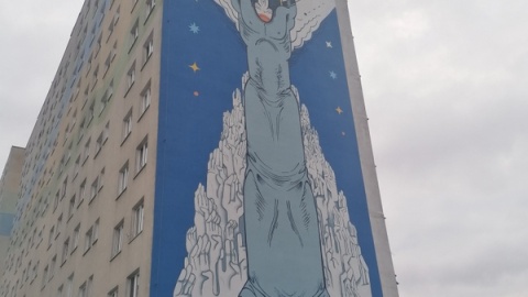 Nowy mural „Mikołaj Kopernik porusza Toruń i świat"/fot. Iwona Muszytowska-Rzeszotek