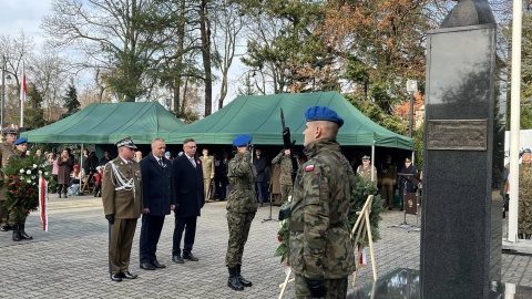 Wojewódzkie obchody Narodowego Święta Niepodległości na placu przed Inspektoratem Wsparca Sił Zbrojnych w Bydgoszczy/fot. Inspektorat Wsparcia Sił Zbrojnch w Bydgoszczy, Facebook