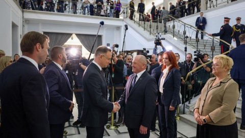 Prezydent Andrzej Duda w Sejmie/ fot. Jakub Szymczuk/KPRP