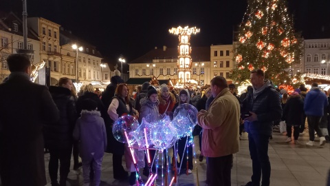 Bożonarodzeniowa aranżacja Starego Rynku w Bydgoszczy/fot. Tatiana Adonis
