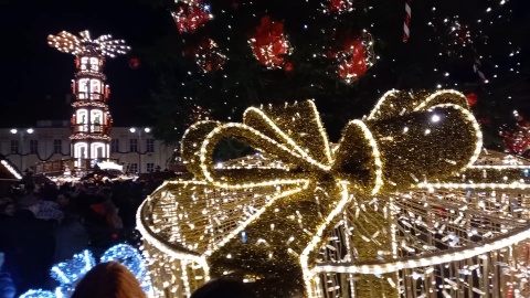 Bożonarodzeniowa aranżacja Starego Rynku w Bydgoszczy/fot. Tatiana Adonis