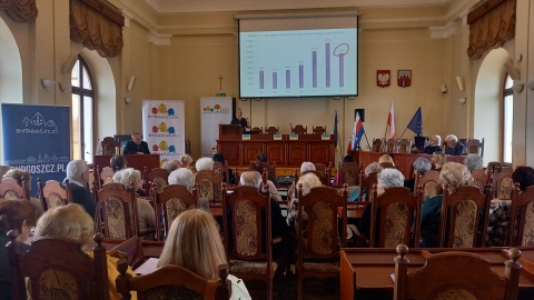 Bydgoscy seniorzy debatowali o zdrowiu w ramach kolejnej edycji Rady Miasta/fot: Tatiana Adonis