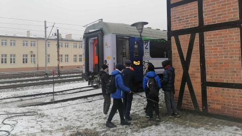 W Izbie Tradycji na Dworcu Głównym PKP w Bydgoszczy odbyły się Kolejowe Mikołajki/fot. Monika Siwak