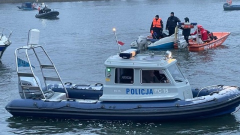 Manewry ratownicze na Jeziorze Gopło/fot. Policja