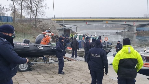 Manewry ratownicze na Jeziorze Gopło/fot. Policja