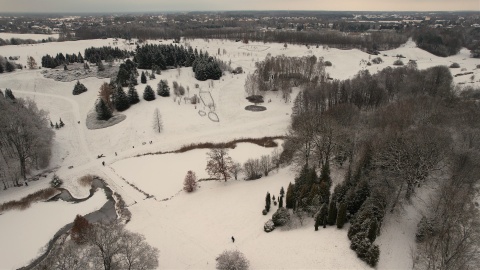 Zima w Myślęcinku (Dronfor/jw)