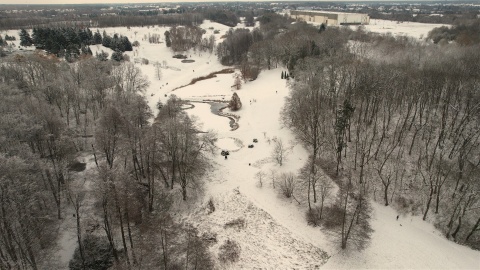 Zima w Myślęcinku (Dronfor/jw)