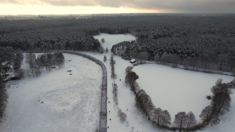 Zima w Myślęcinku (Dronfor/jw)