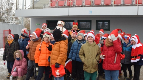 Około 850 dzieci stanęło na starcie Biegu Mikołajkowego w Inowrocławiu/fot: inowroclaw.pl