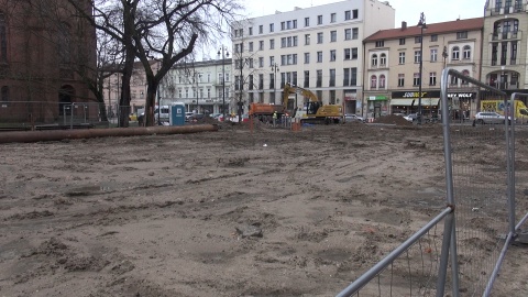 Plac Wolności w Bydgoszczy. Stan na połowę grudnia 2023 (jw)