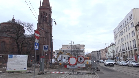 Plac Wolności w Bydgoszczy. Stan na połowę grudnia 2023 (jw)