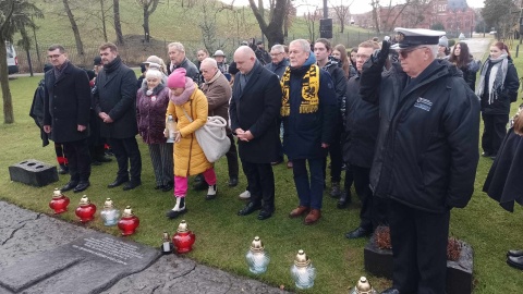 Tradycyjna „Kolęda dla nieobecnych" odbyła się w Parku Pamięci Ofiar Zbrodni Pomorskiej w Toruniu/fot. Michał Zaręba