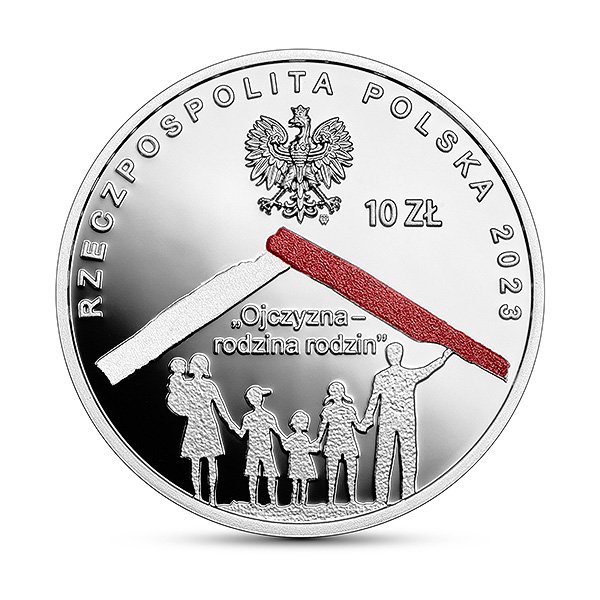 W Polskę wierzę  Polska rodzina. Nowa moneta kolekcjonerska banku NBP