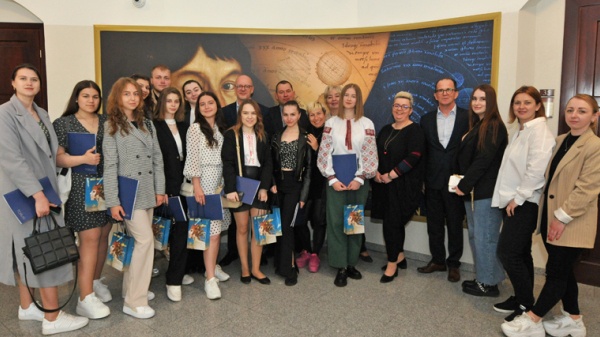 Торунь відвідала група студентів з України, що приїхала з Харкова та Києва/фото: torun.pl