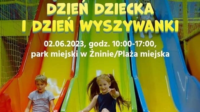 „Międzynarodowy Dzień Dziecka z Wyszywanką" zaplanowano na 2 czerwca. Rodziny bawić się będą nad jeziorem Żnińskim/fot. materiały organizatorów