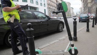 Z jednym promilem na elektrycznej hulajnodze. Mandat: 2,5 tysiąca złotych