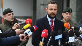 Szef MON: Naruszenie polskiej przestrzeni powietrznej zostało wykryte przez nasze systemy [aktualizacja]