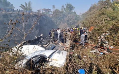 Nepal: Rozbił się samolot pasażerski z 72 osobami na pokładzie