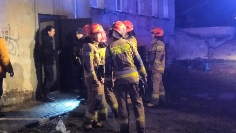 Pożar w kamienicy w centrum Włocławka. Ewakuowano 25 osób