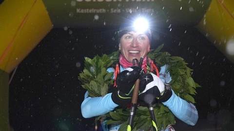 Justyna Kowalczyk na podium Moonlight Ski Marathon we Włoszech