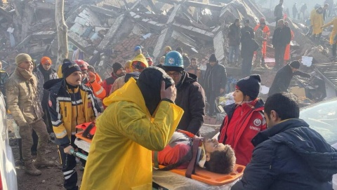 W Turcji i Syrii zginęło ponad 5 tysięcy osób. Najnowszy bilans ofiar trzęsień ziemi