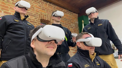 Walka z pożarem w wirtualnej rzeczywistości. Strażacy testują gogle VR