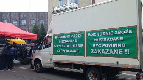 Rolnicy z Agrounii zakończyli protest we Włocławku. Skrócili go o cztery godziny