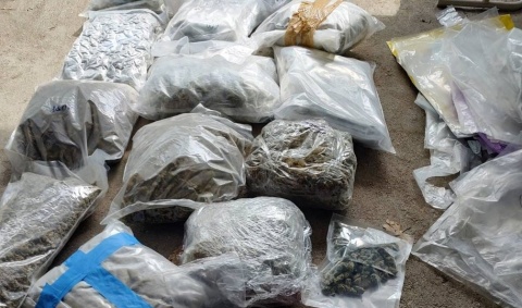Ponad 14,5 kg narkotyków znaleźli w samochodzie, garażu i mieszkaniu 22-latka [zdjęcia]