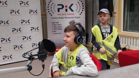 Ukrainske barn kunne bli bedre kjent med Bydgoszcz.  Tilhengere av Safe World på Radio PiK [zdjęcia]
