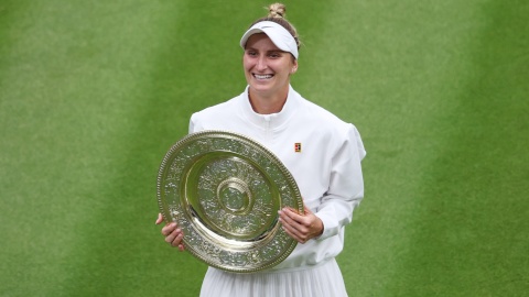 Wimbledon: Marketa Vondrousova z pierwszym tytułem wielkoszlemowym w singlu