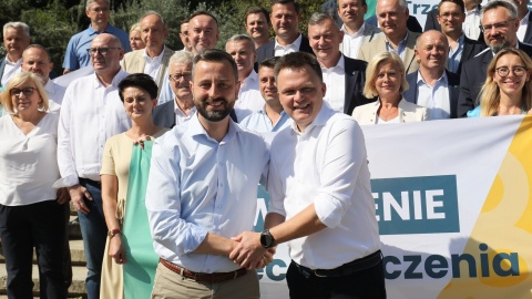 Hołownia i Kosiniak-Kamysz zaprezentowali kandydatów Trzeciej Drogi do Sejmu